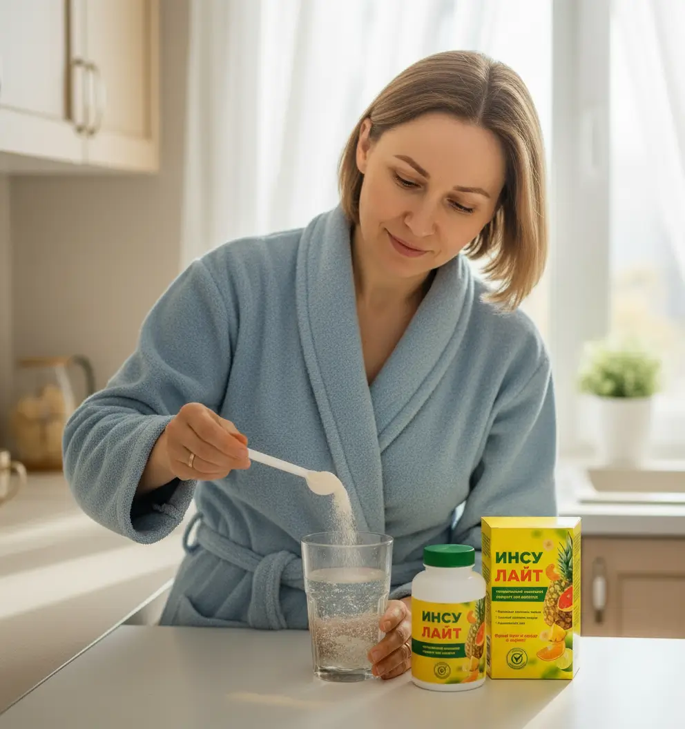 Инсулайт порошок для поддержки при диабете упаковка