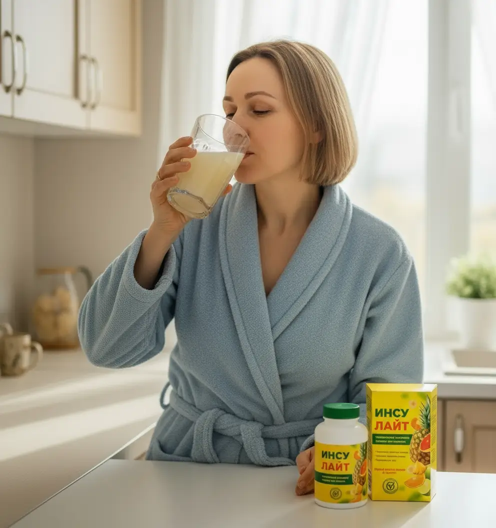 Приём готового напитка Инсулайт